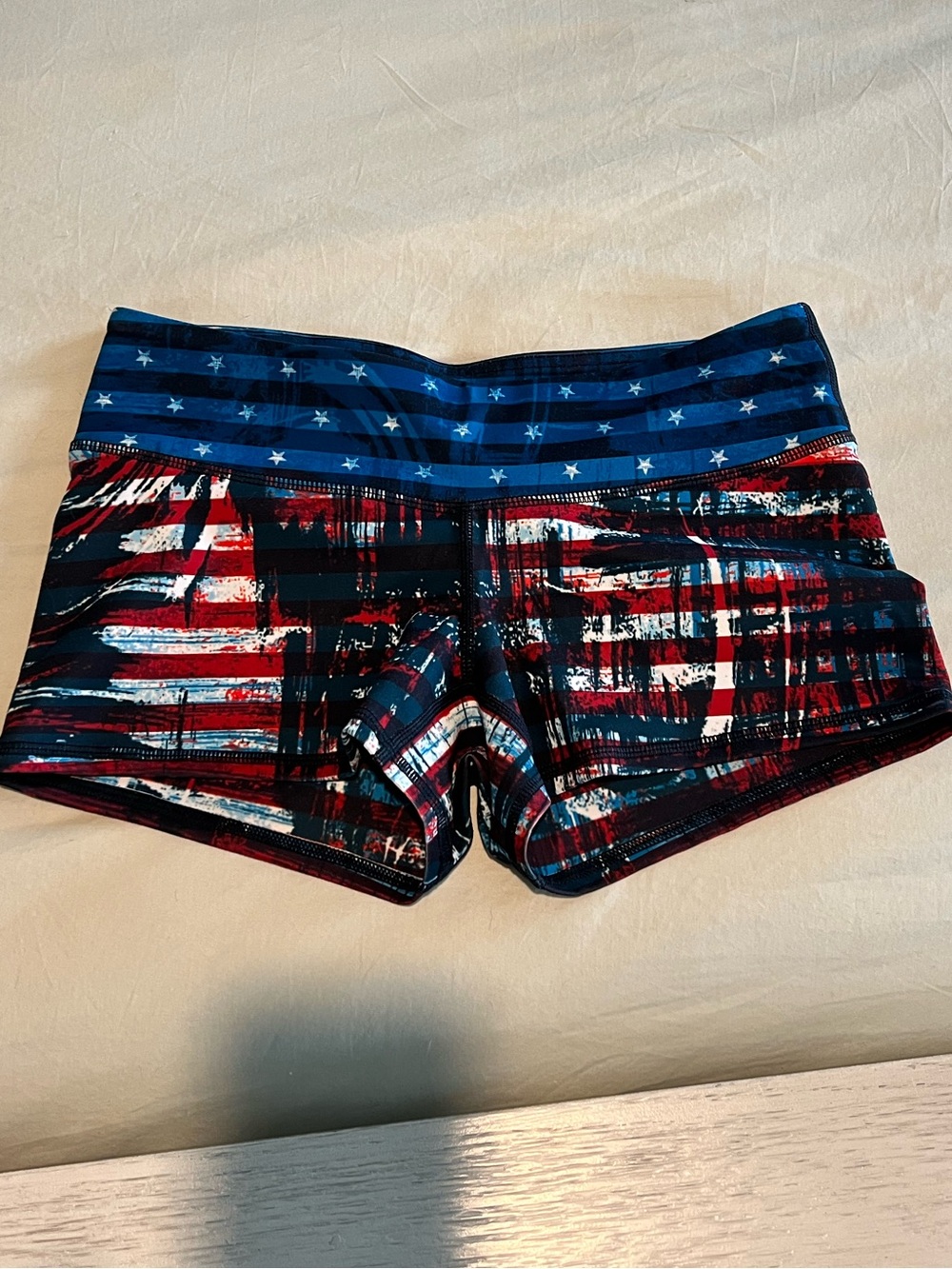 IAB 🇺🇸 3” No Ride Spandex shorts “Patriot” - size Medium